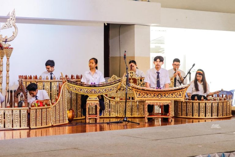 การนำเสนอผลงานนักศึกษา รายวิชาการจัดการแสดงดนตรีไทย 1